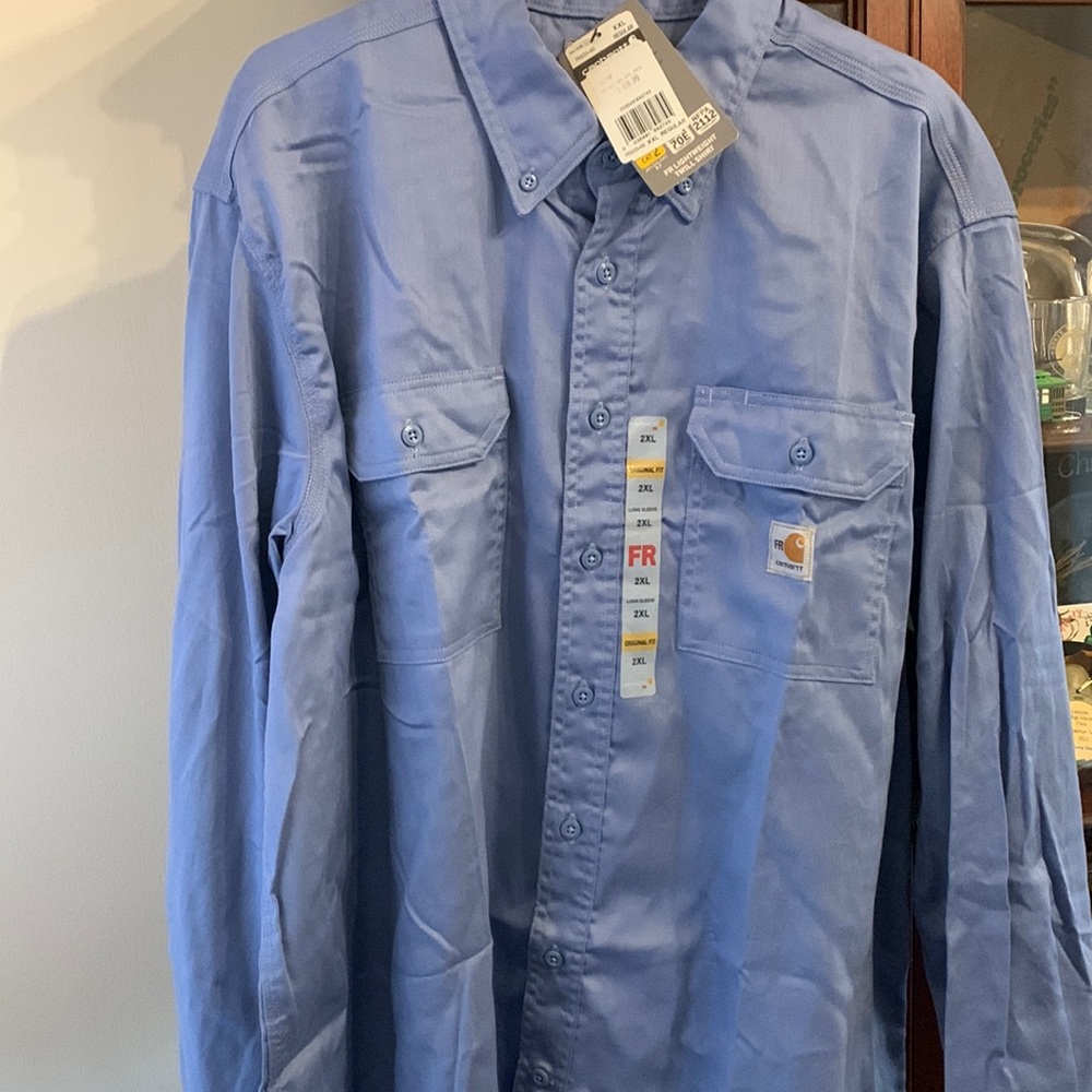 Carhartt FR lightweight twill shirt XXL BNWT